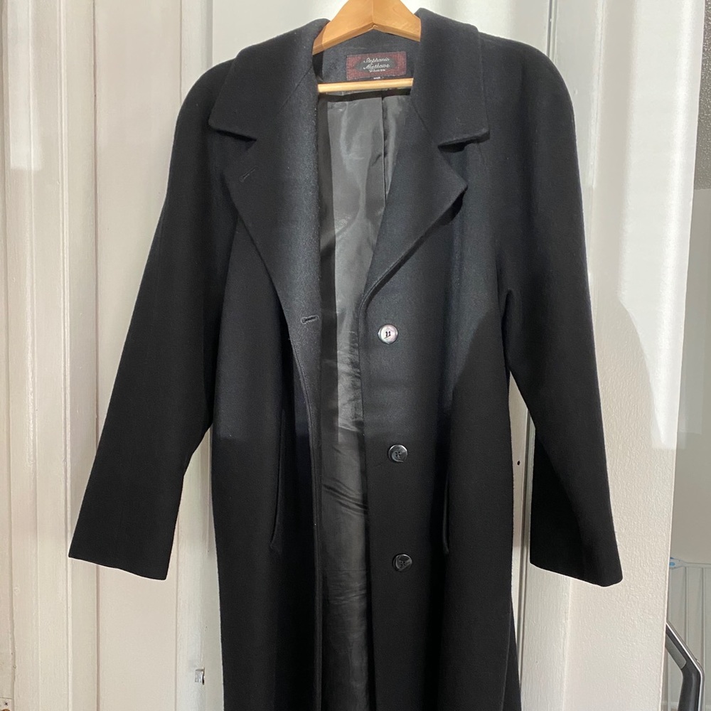 Black winter women’s coat